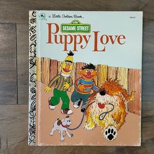 Excellent Condition, Vintage "Puppy Love" Sesame Street Hardcover Book